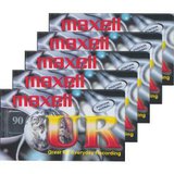 UR 90 audiokazeta 5PK 124036 MAXELL